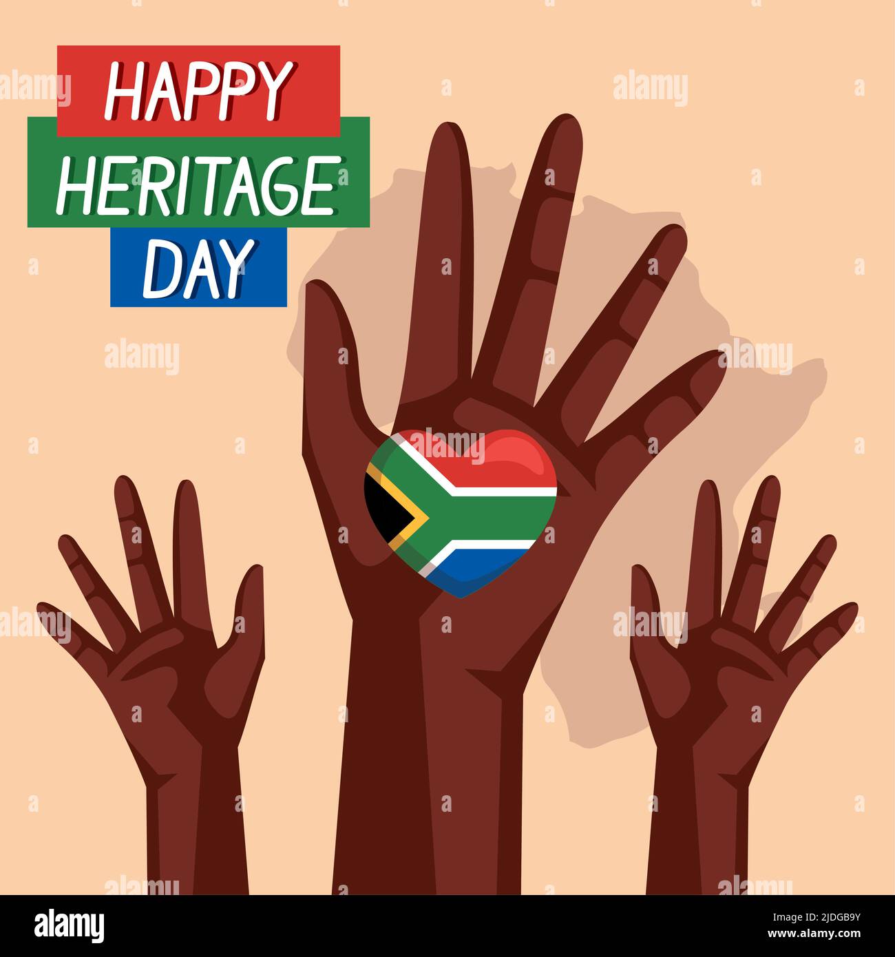 heritage day lettering postcard Stock Vector Image & Art Alamy