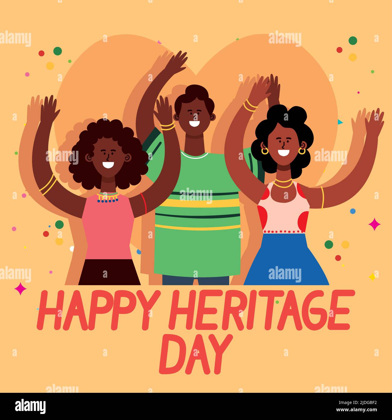 happy heritage day lettering Stock Vector Image & Art Alamy