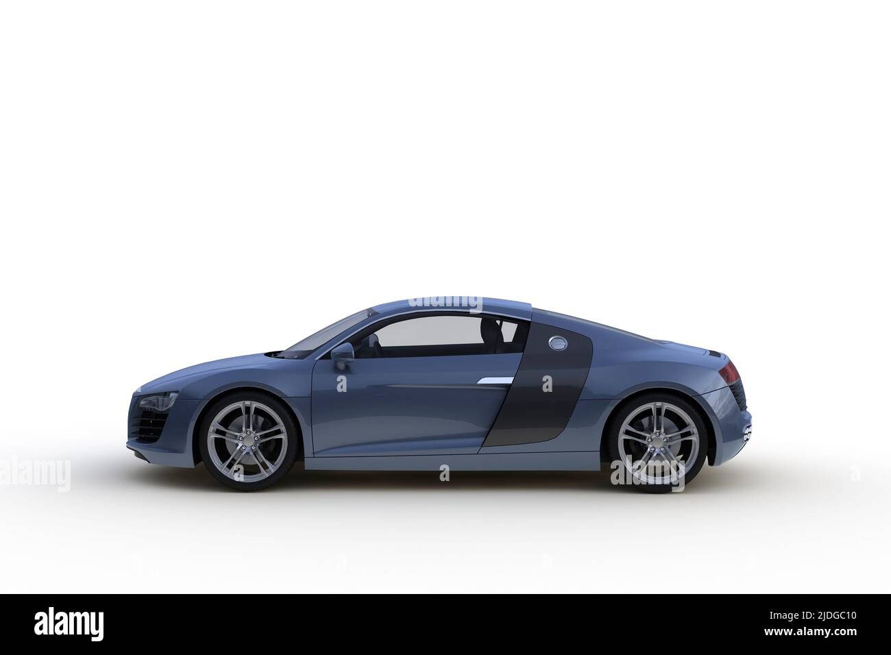 Car isolated on white background, 3D rendering Stock Photo - Alamy