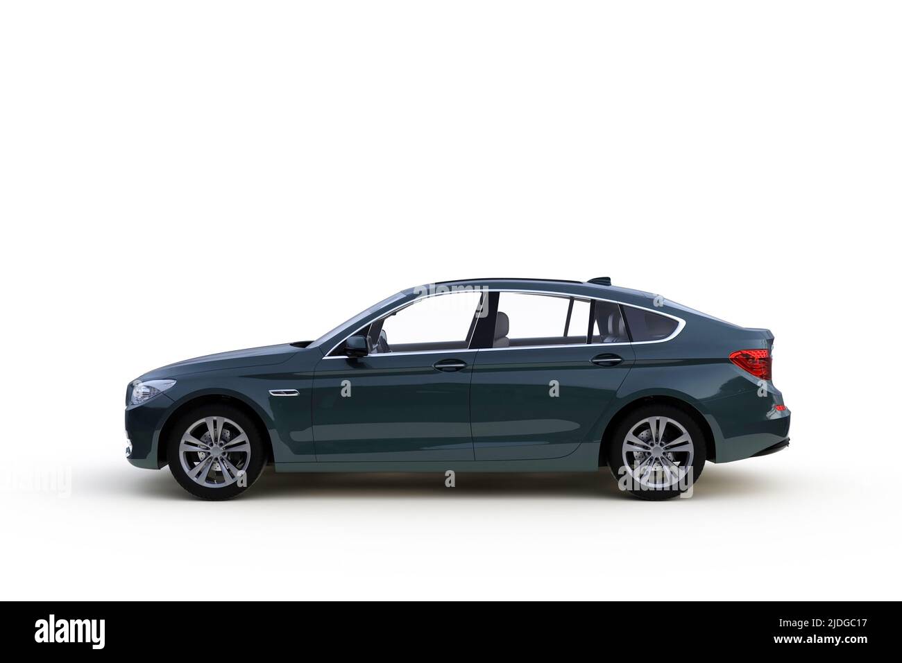 Car isolated on white background, 3D rendering Stock Photo - Alamy