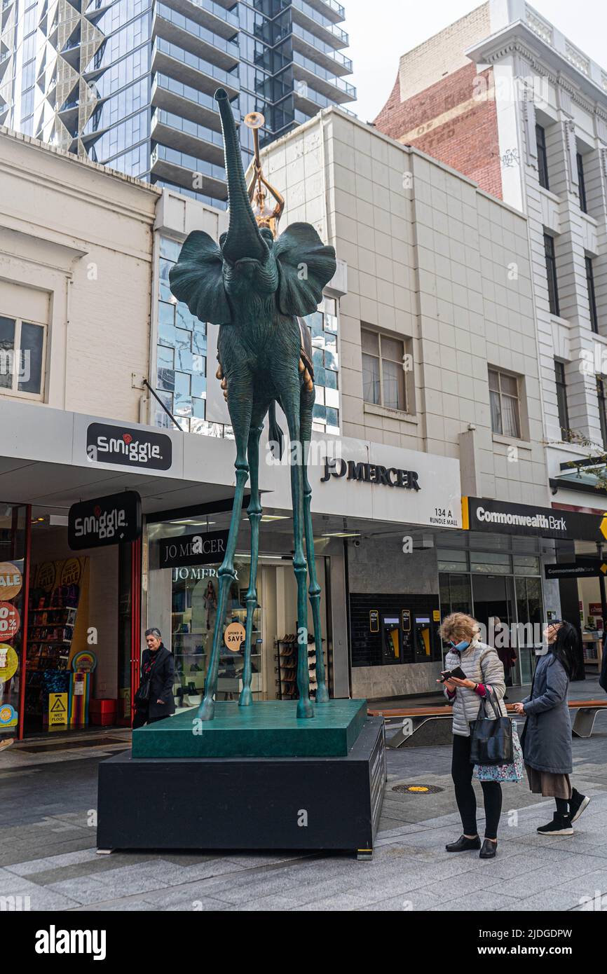 Adelaide Australia, 24 June 2022 . A 6mtall original bronze sculpture