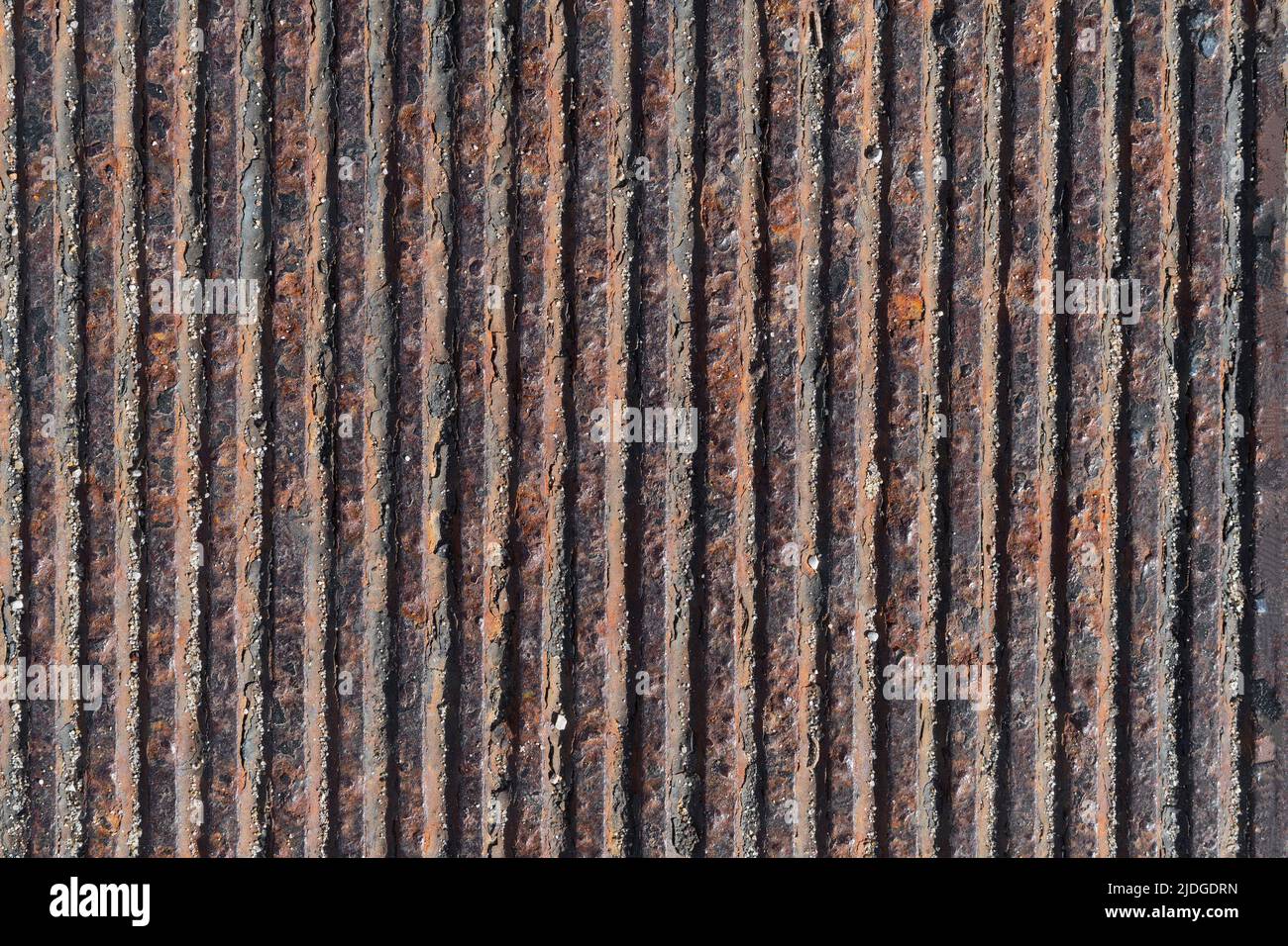 Grunge background made from a rusty iron panel Stock Photo
