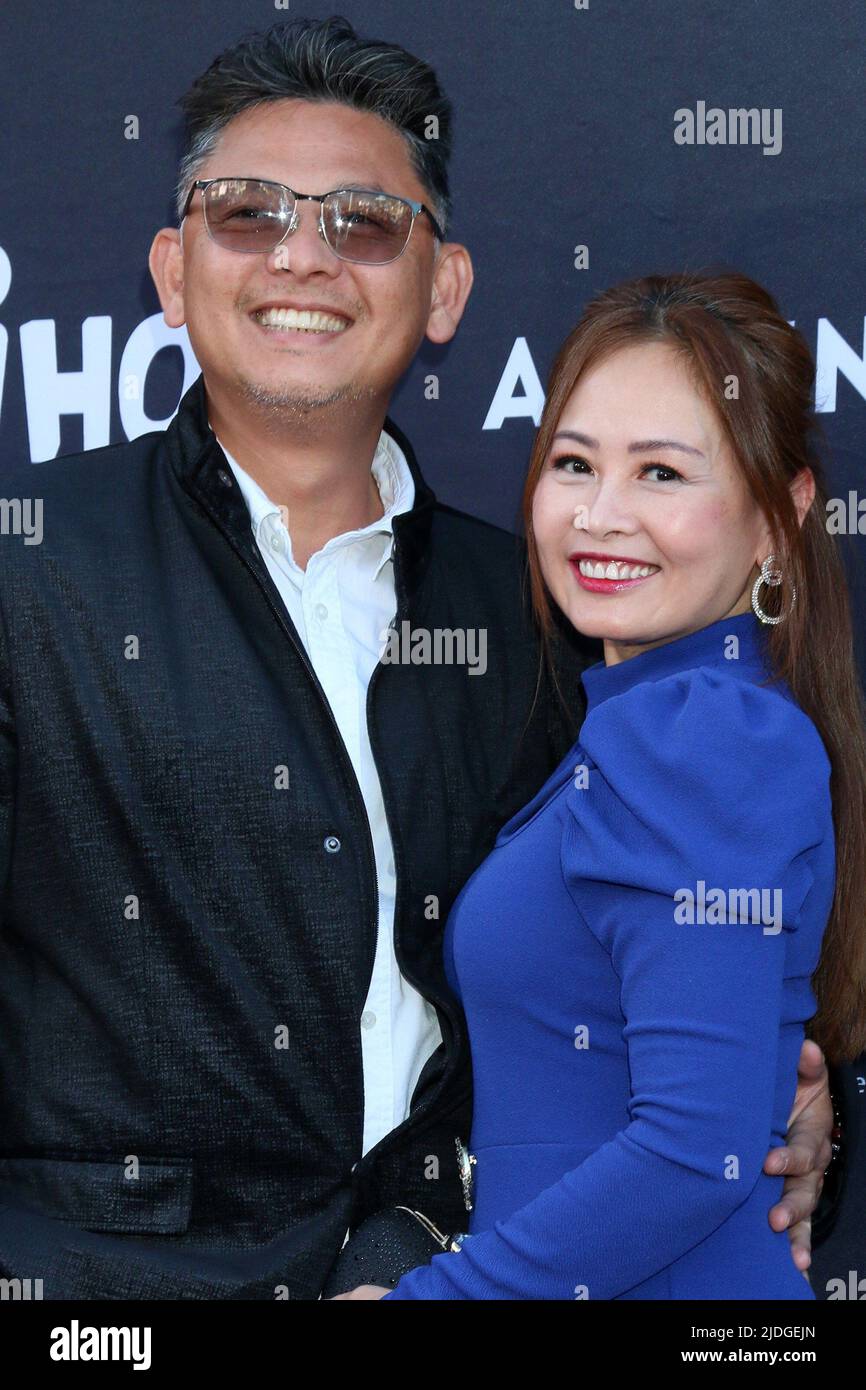 Los Angeles, CA. 20th June, 2022. Kevin Vo, Brooke Ngo at arrivals for THE KILLER Premiere, Regency Village Theatre, Los Angeles, CA June 20, 2022. Credit: Priscilla Grant/Everett Collection/Alamy Live News Stock Photo
