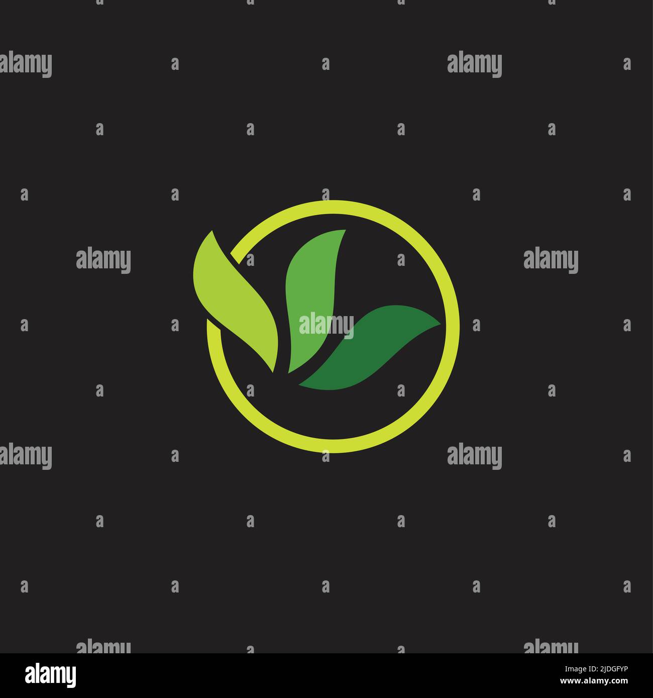 motion circle leaf nature symbol icon vector Stock Vector Image & Art ...