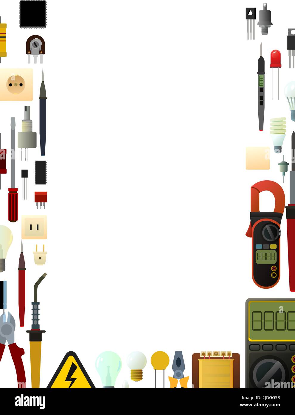 Tools for electrician. Repair of radio electronic and microprocessor