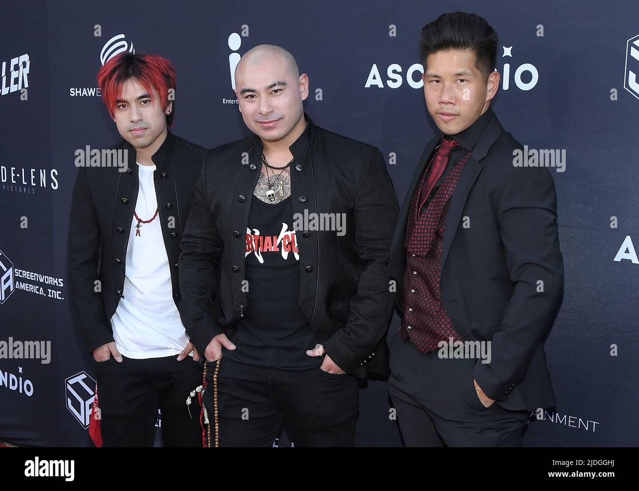 Andy Brian Westwood, CA , June 20, 2022. (L-R) Andy Le, Brian Le and Daniel Mah ...