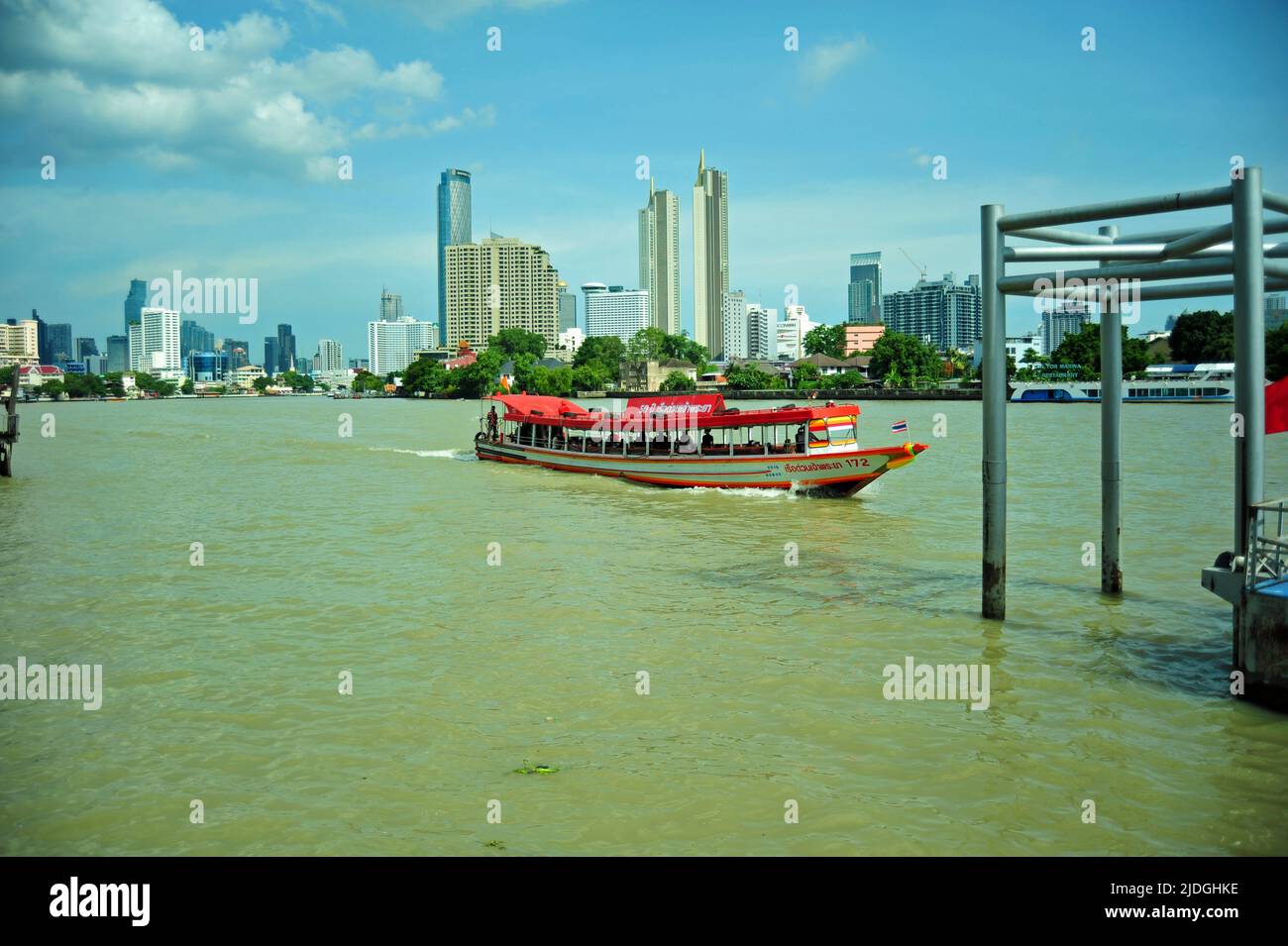 Chao Phraya River, Bangkok, Thailand Stock Photo