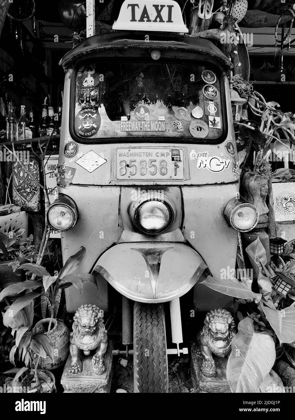 Tuk Tuk, Koh Phanghan, Thailand Stock Photo