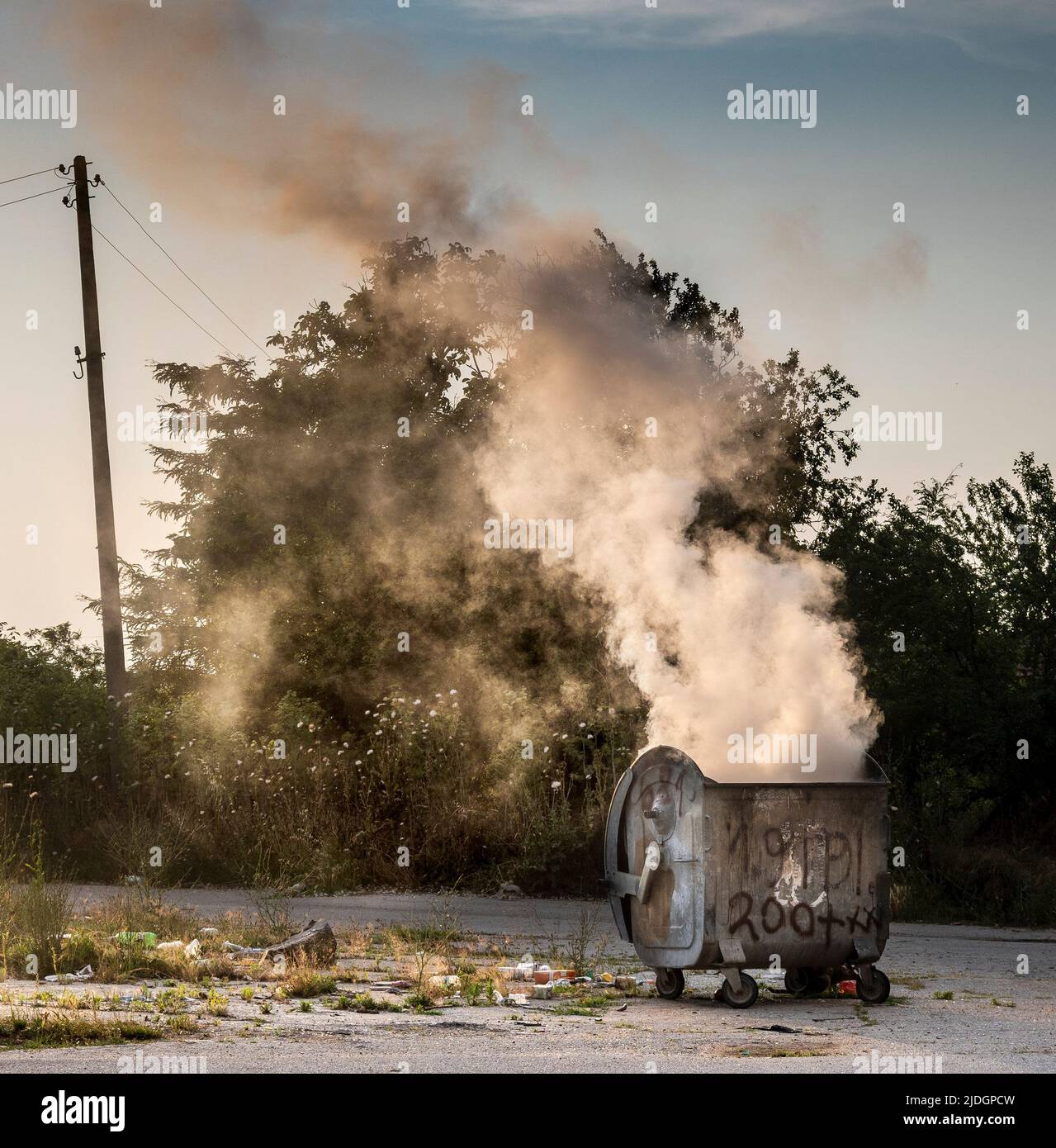 Bins burn for days hires stock photography and images Alamy
