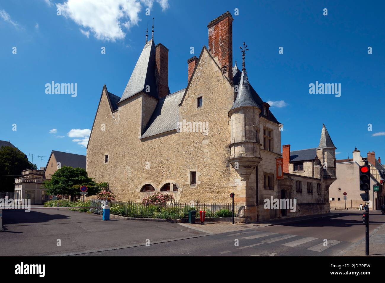 The Musée du Berry at the Hôtel Cujas, Bourges old town. Department of Cher, Centre-Val de Loire, France. Stock Photo