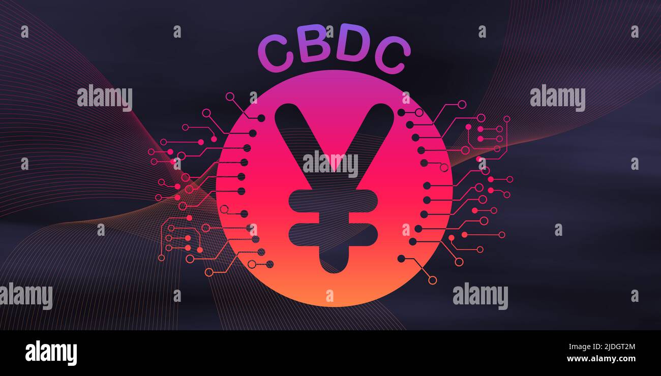 Illustration of a cbdc concept Stock Photo - Alamy