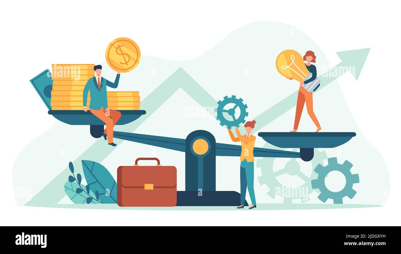 Investment cartoon hi-res stock photography and images - Alamy