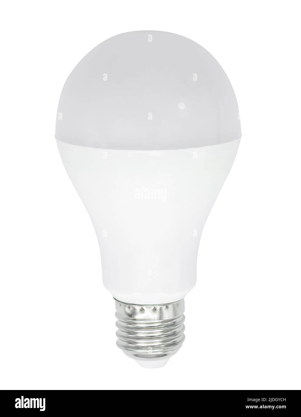 LED Bulb Isolated on White Background with clipping path Stock Photo