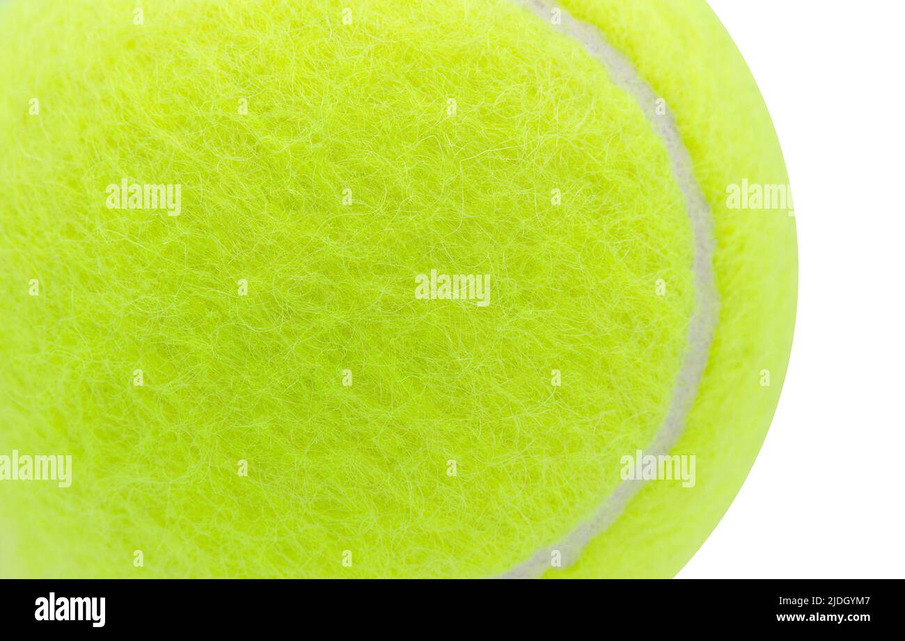Tennis ball isolated on white background ,Close up,Textures,Copy space Stock Photo Alamy