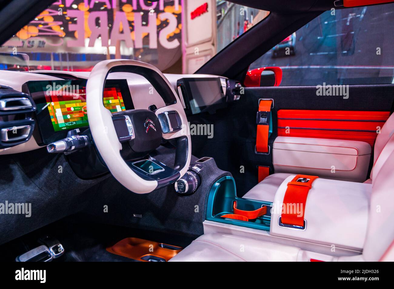 Citroën Aircross 1/43 – Norev, édition Salon De Shanghaï 2015, Résine Rouge, Provence Moulage