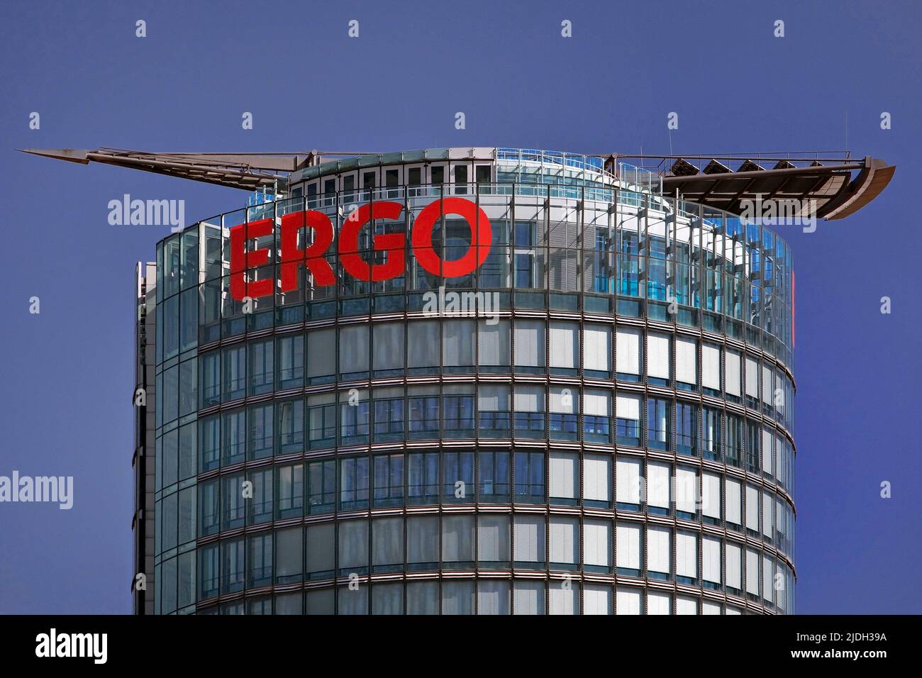 Ergo Headquarters high-rise, Germany, North Rhine-Westphalia, Lower Rhine, Dusseldorf Stock Photo