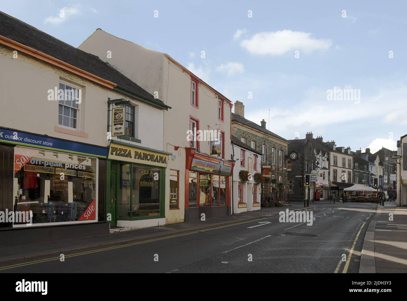 Historic inner city of Keswick, United Kingdom, England, Keswick Stock Photo