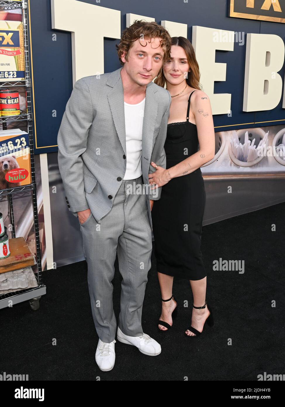 June 20, 2022, Hollywood, California, USA: Jeremy Allen White and Addison Timlin attends FX's ''The Bear'' Los Angeles Premiere. (Credit Image: © Billy Bennight/ZUMA Press Wire) Stock Photo