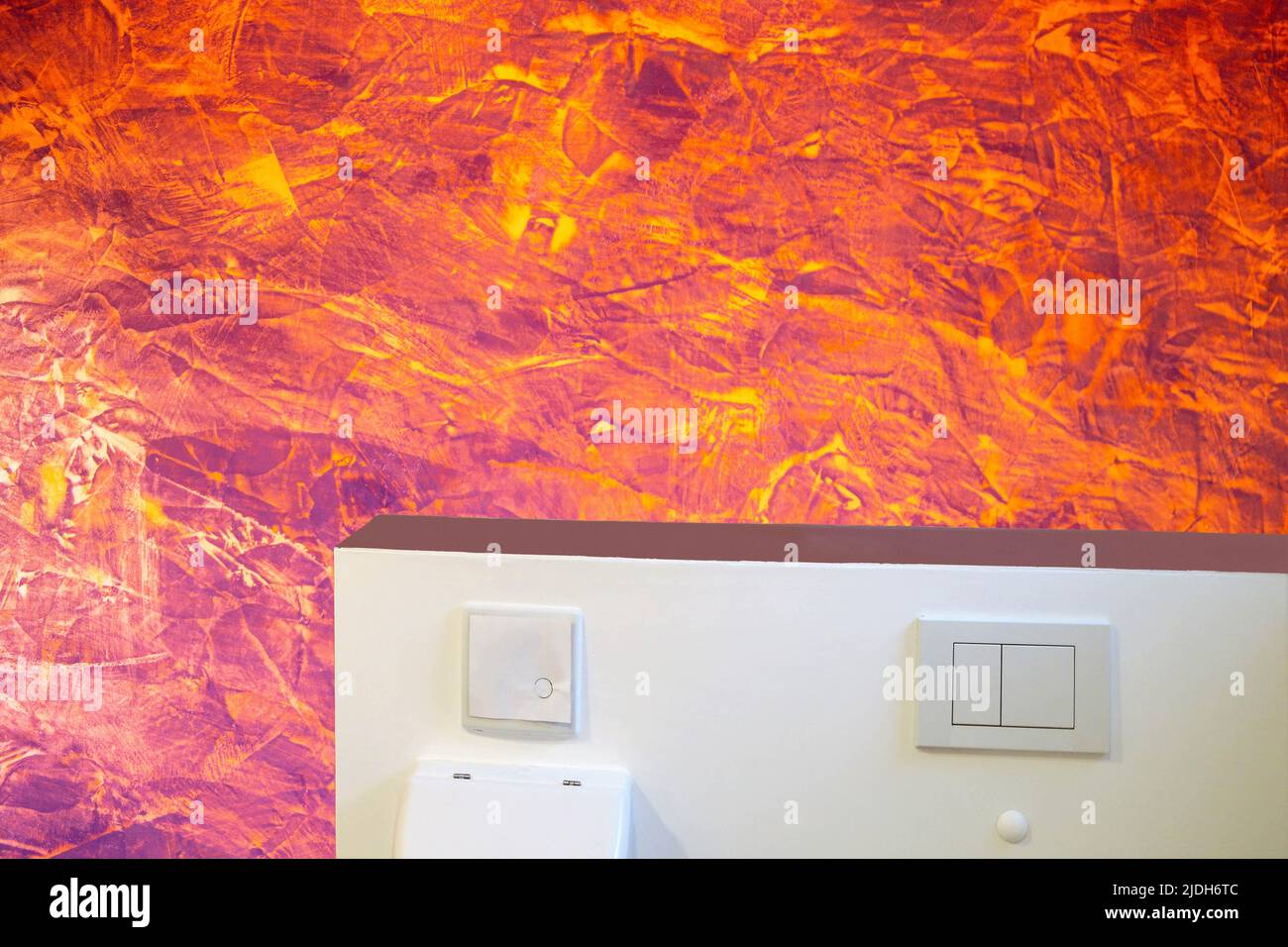 High quality wall design with spatula technique Stock Photo