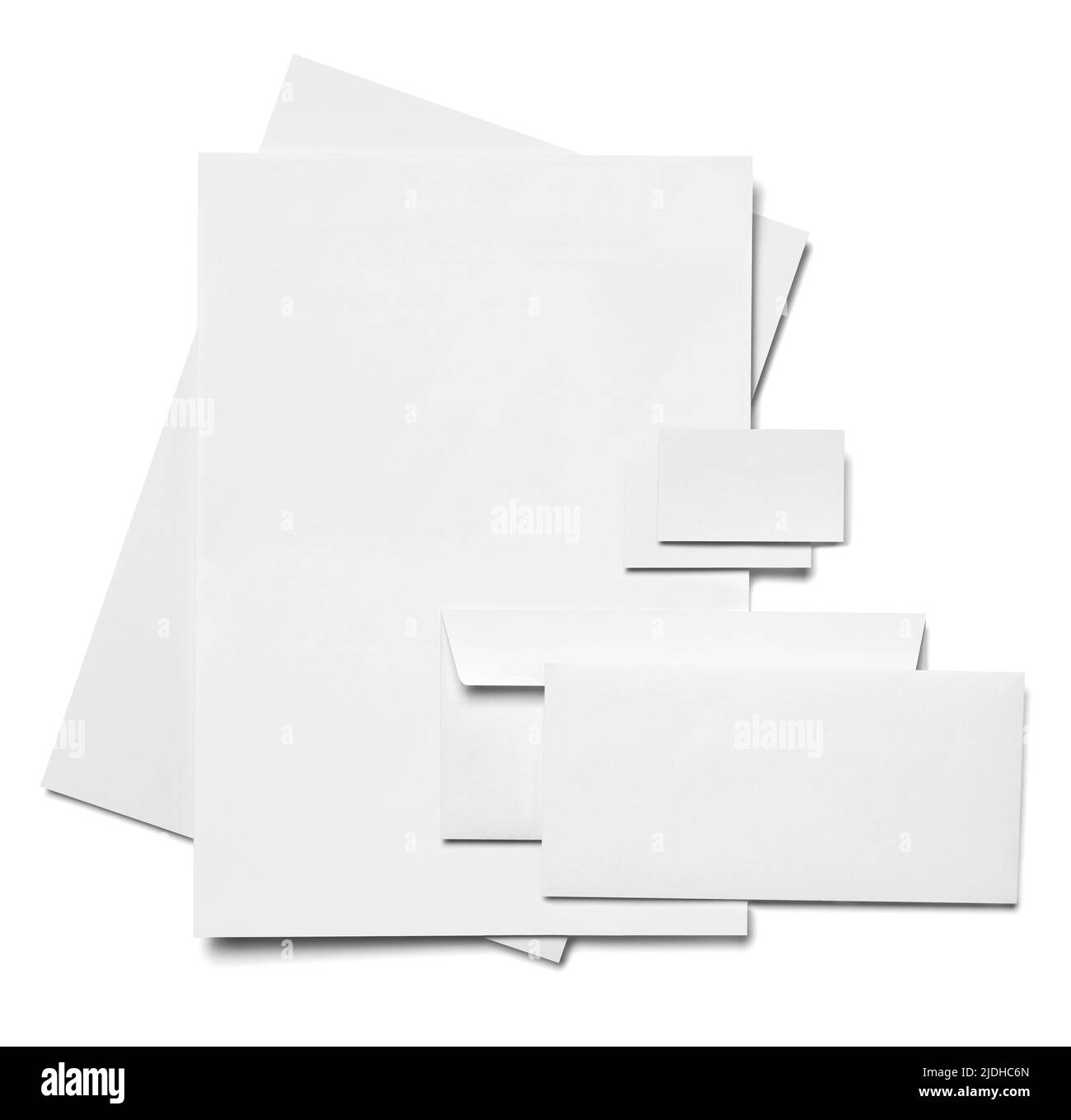 envelope letter card paper template business Stock Photo Alamy