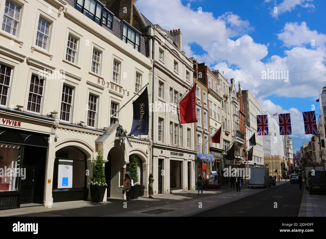 Sotheby's auction house in Bond Street London England Stock Photo Alamy