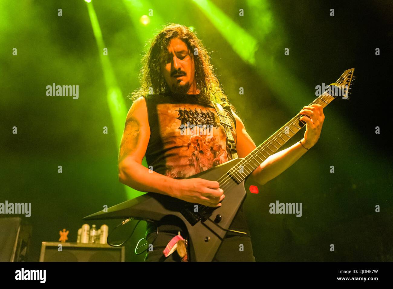 Cavalera - Max and Iggor Cavalera of Sepultura performing hits from Sepultura's past on the Return Beneath Arise Tour at the Belasco Theatre in Los Angeles, CA USA - June 18, 2022. Credit: Kevin Estrada/MediaPunch Stock Photo