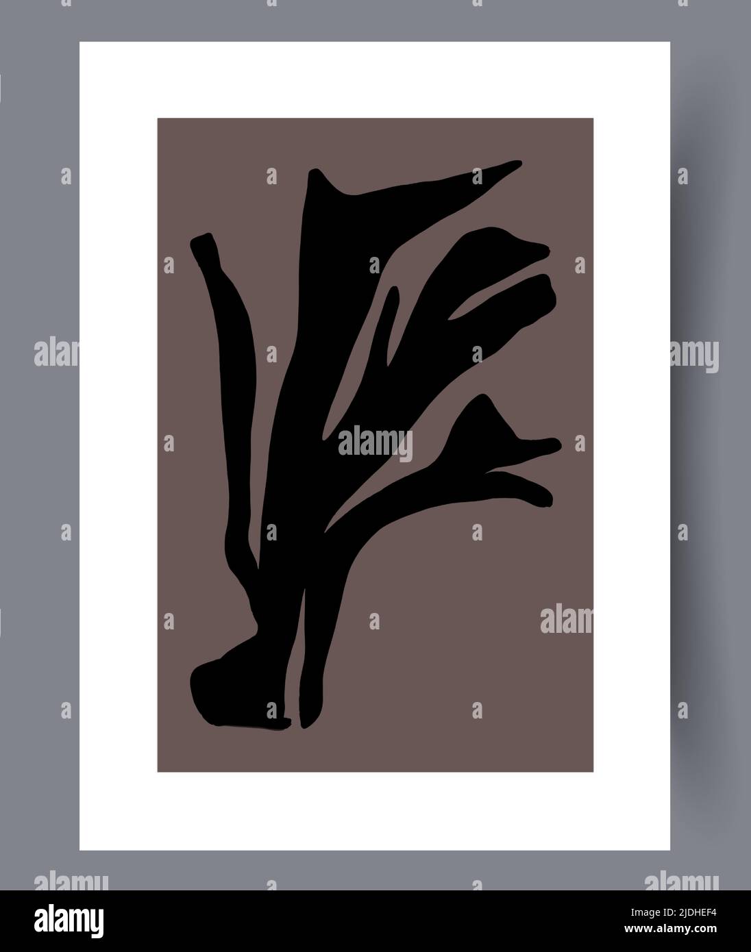 Modern printable artworks for interior designs Stock Vector