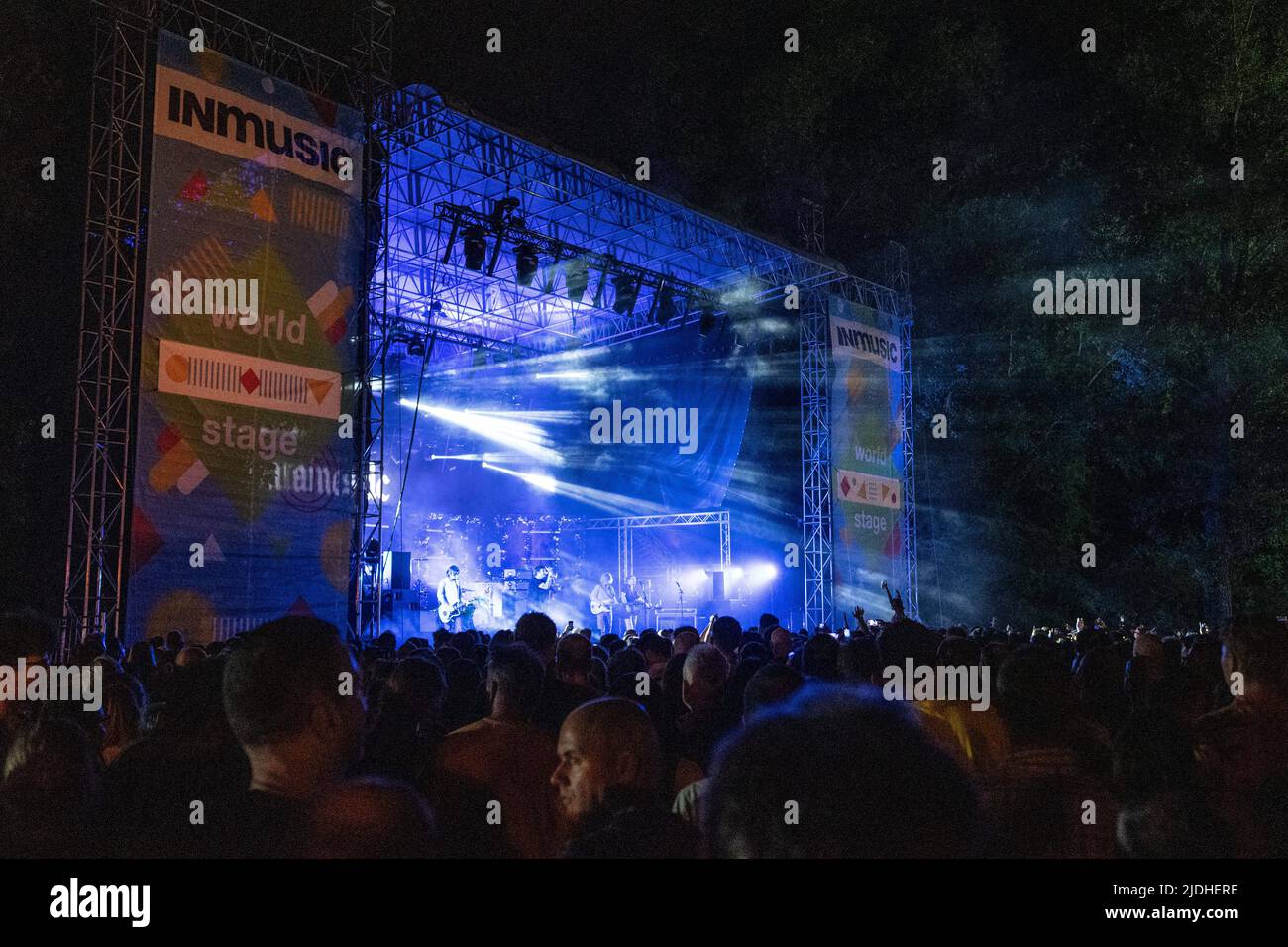Fontaines D.C. performed at the InMusic Festival in Zagreb, Croatia on June 20, 2022. INmusic festival is the largest open-air festival in Croatia. Beginning in 2006, it is held every year at the end of June at Jarun. Photo: Zoe Sarlija/PIXSELL Stock Photo