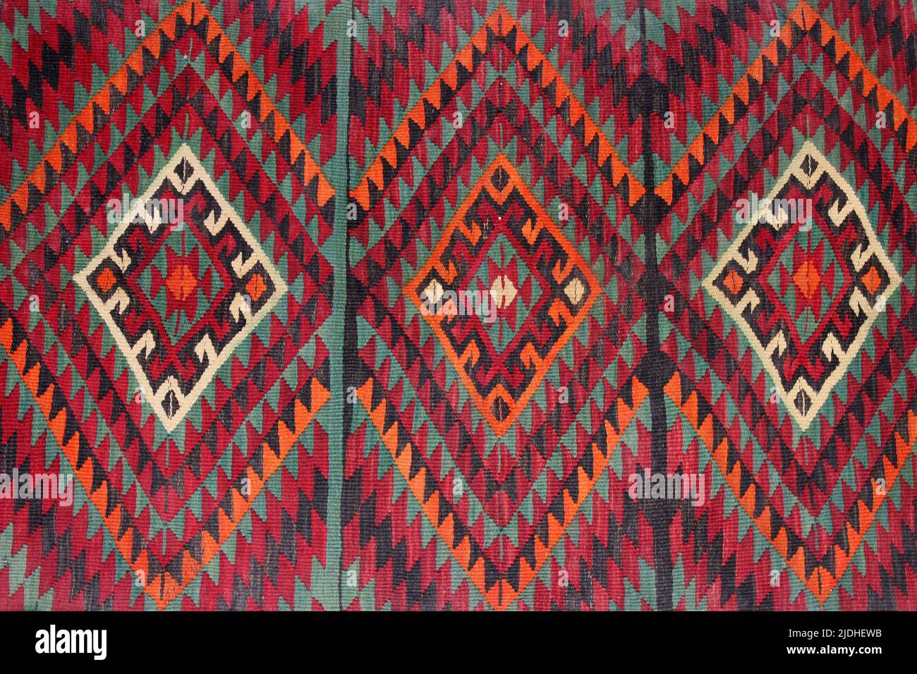 Jordan - Bedouin Textile Design Stock Photo