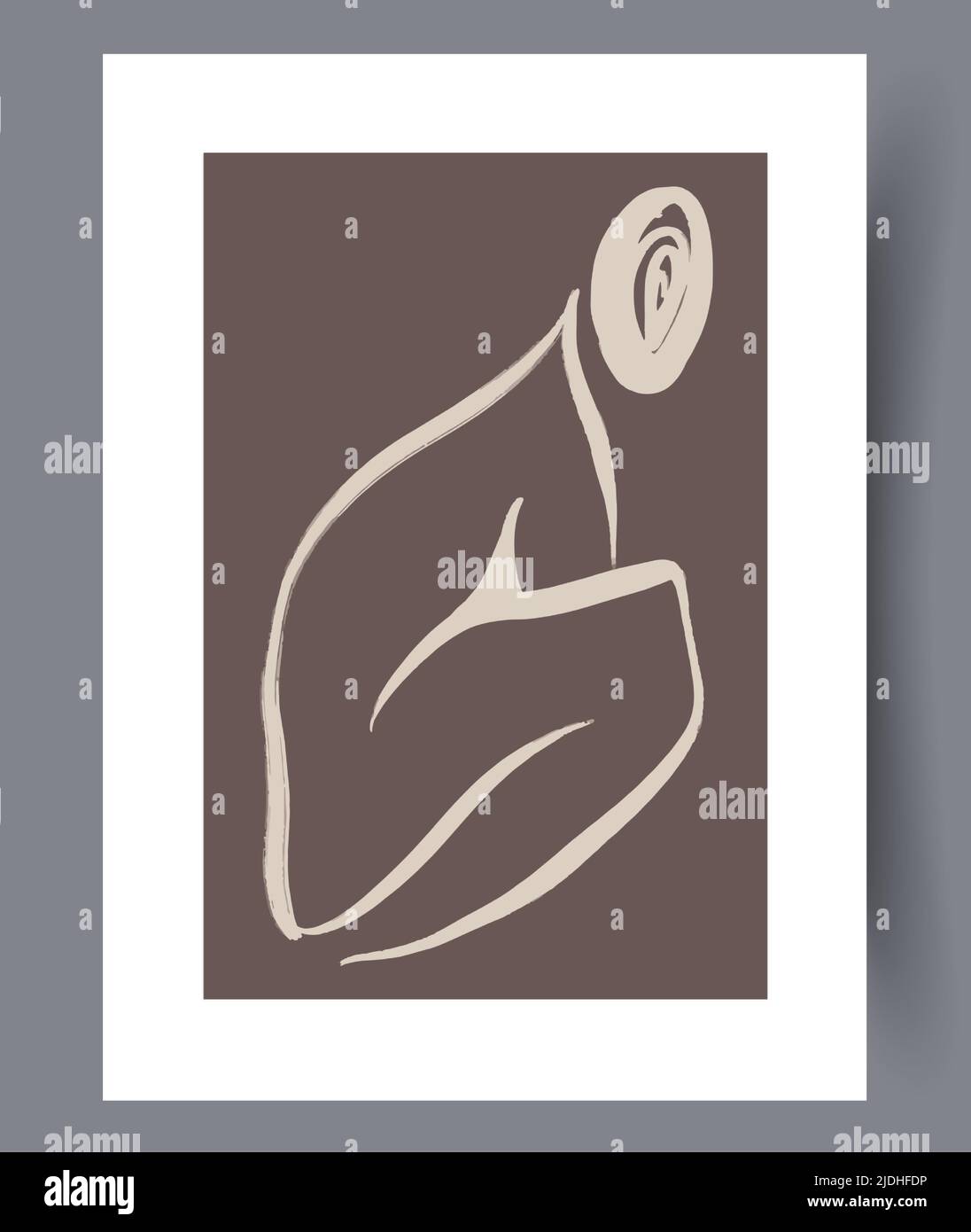 Modern printable artworks for interior designs Stock Vector