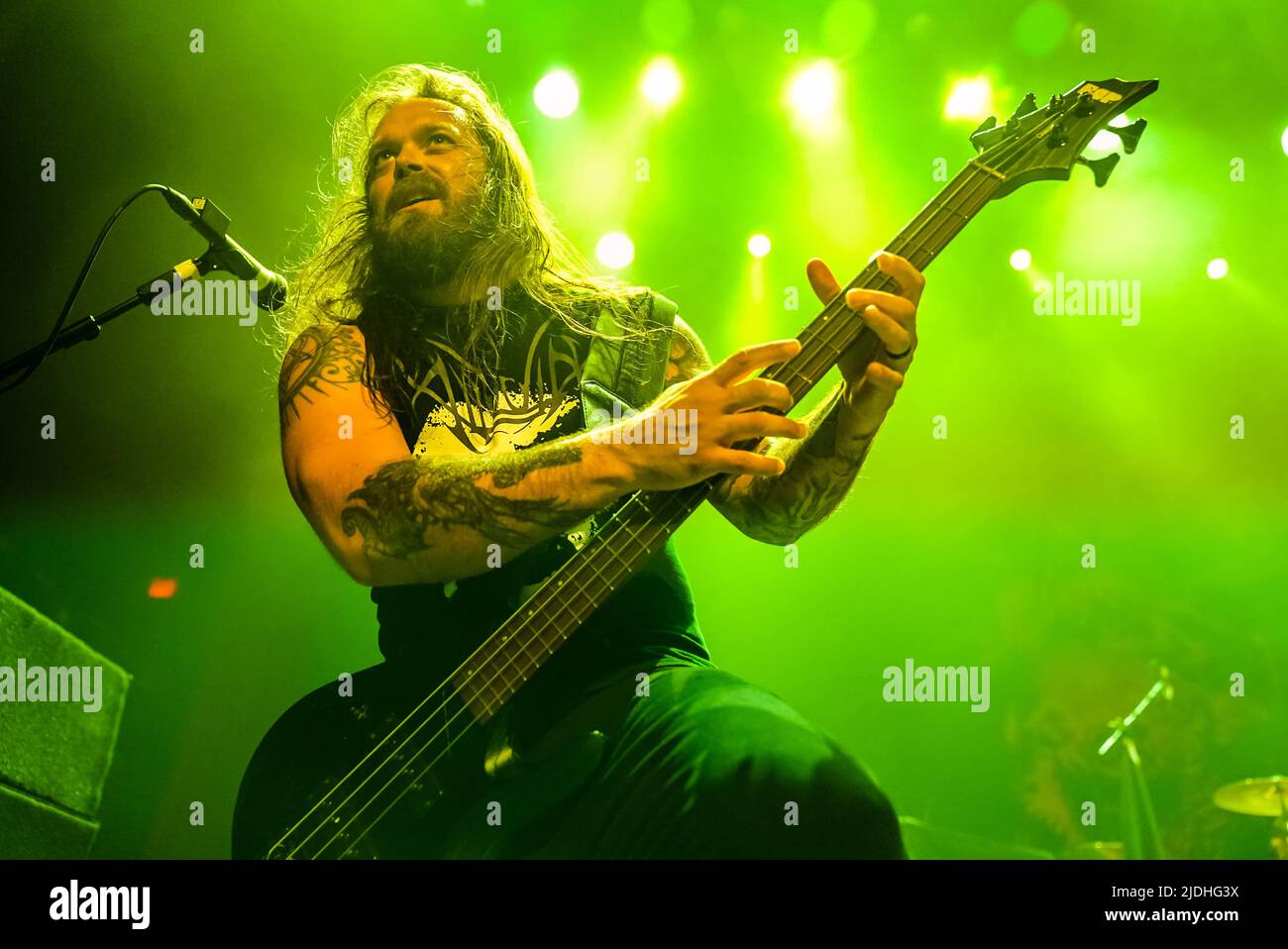 Cavalera - Max and Iggor Cavalera of Sepultura performing hits from Sepultura's past on the Return Beneath Arise Tour at  the Belasco Theatre in Los Angeles, CA USA - June 18, 2022.  Credit: Kevin Estrada/MediaPunch Stock Photo