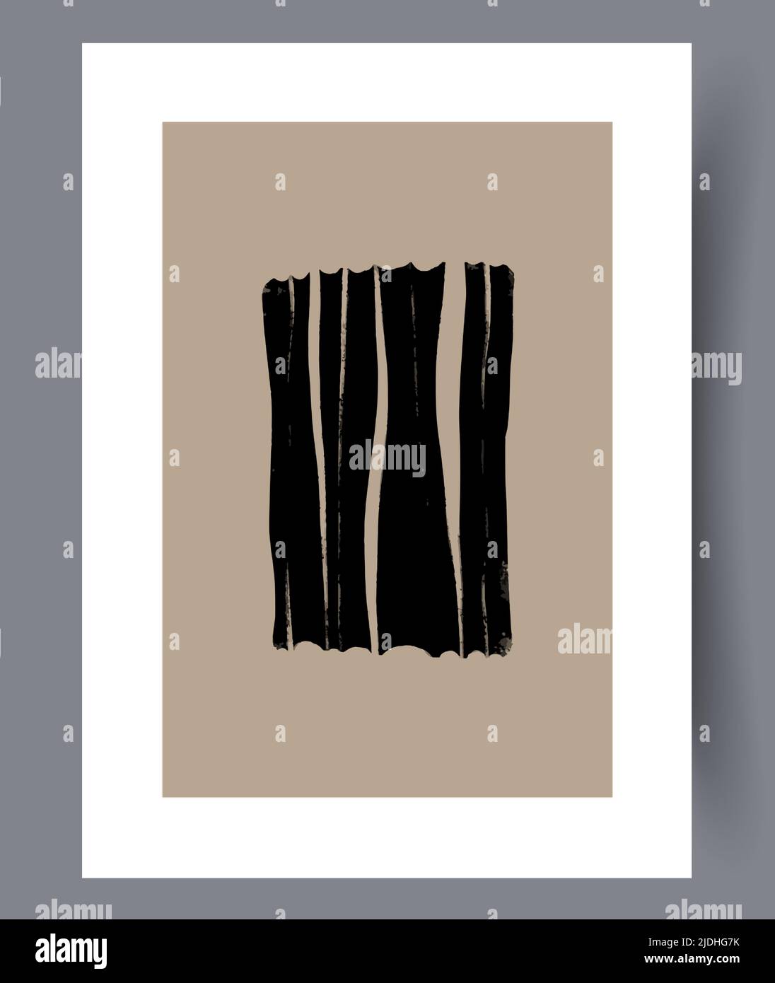 Abstract modern art wall designs  Stock Vector