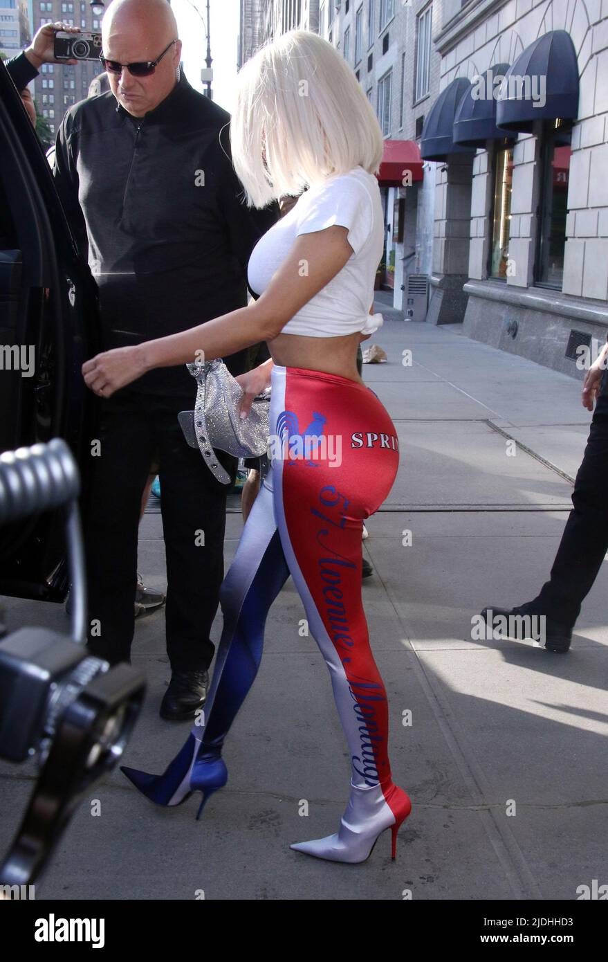 New York, NY, USA. 21st June, 2022. Kim Kardashian seen in New York