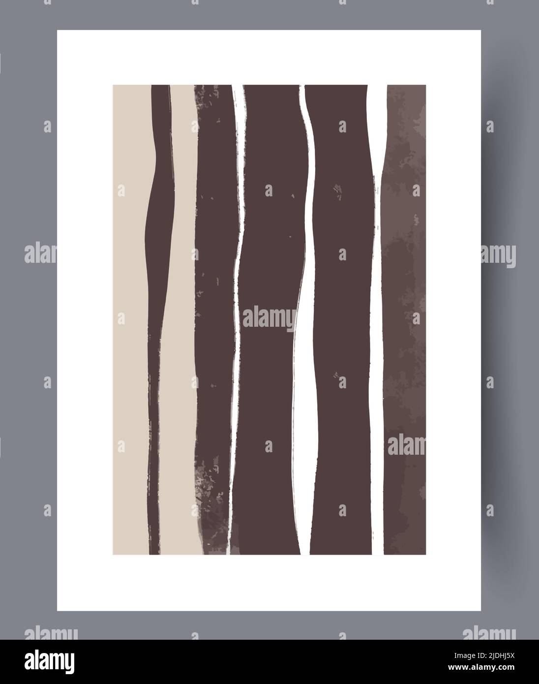 Abstract modern art wall designs  Stock Vector