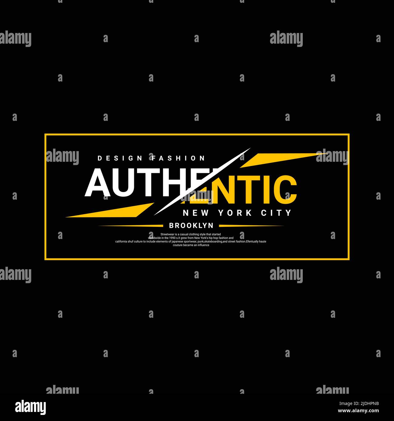 Authentic Typography Authentic writing design, suitable for screen printing t-shirts ...