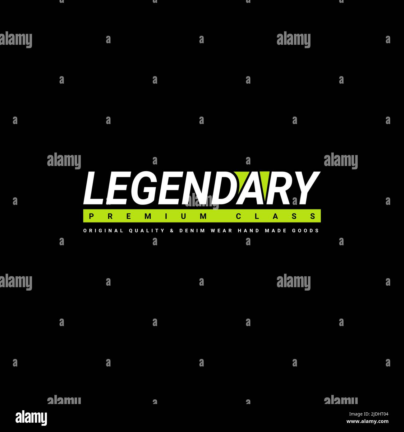 legendary, suitable for designing clothes, t-shirts, jackets, hoodies, and more Stock Vector