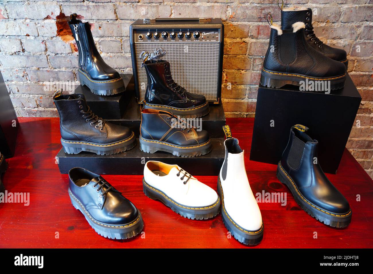 WASHINGTON, DC -25 MAR 2022- A Dr. Martens shoe store in Georgetown, DC.  Founded in 1947, Doc Martens is a British footwear company known for its  boot Stock Photo - Alamy