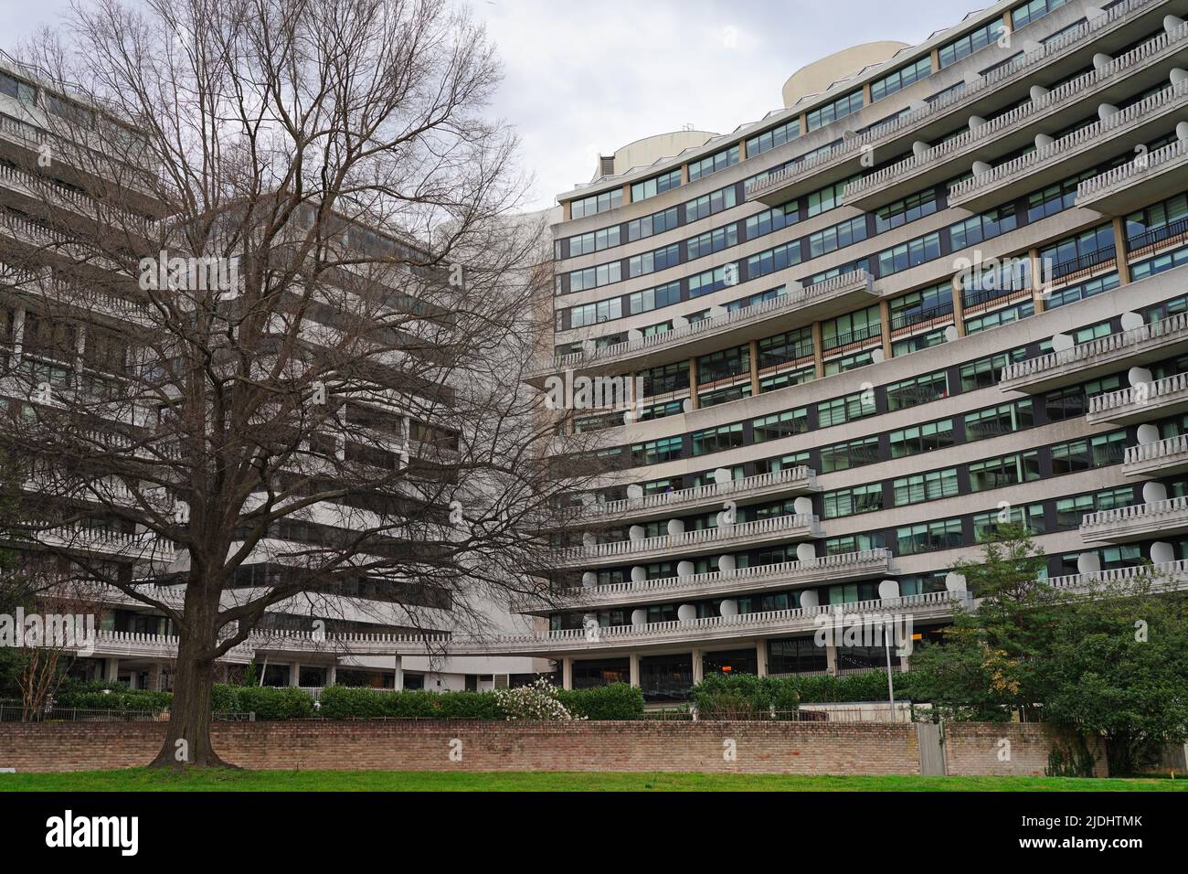 WASHINGTON, DC 25 MAR 2022 View of the Watergate building complex in