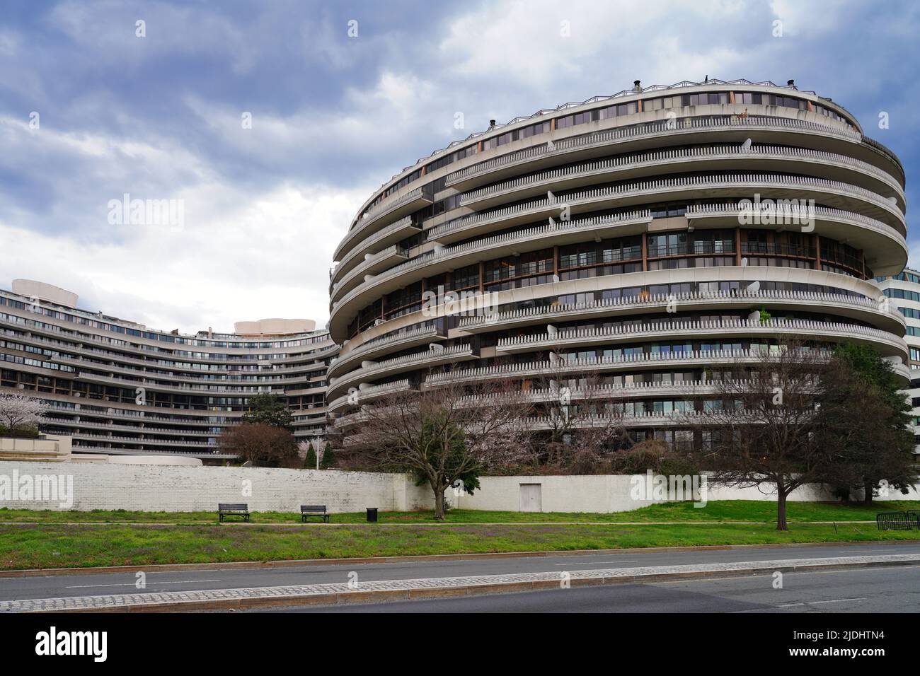 WASHINGTON, DC 25 MAR 2022 View of the Watergate building complex in