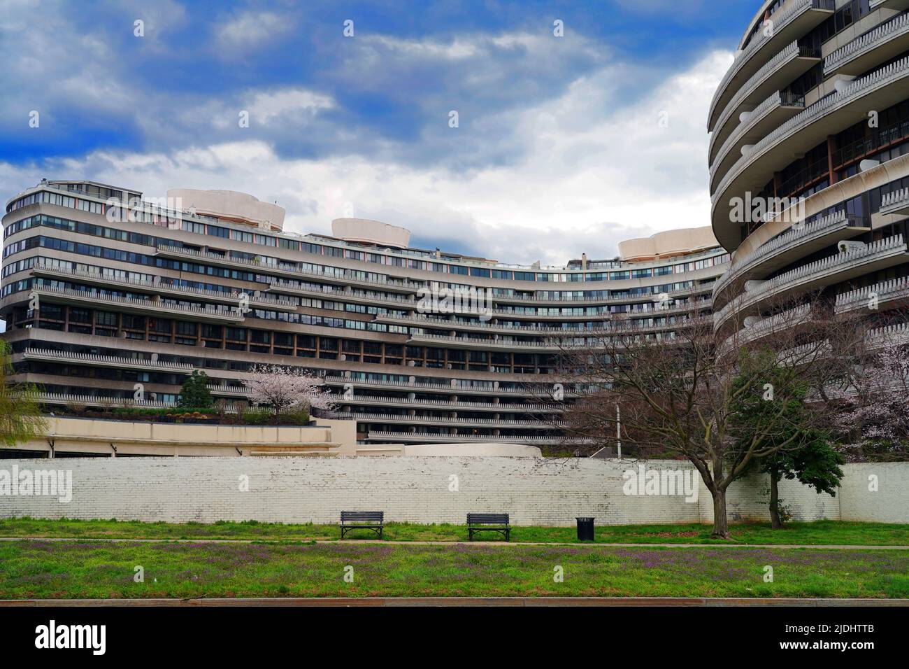 WASHINGTON, DC 25 MAR 2022 View of the Watergate building complex in