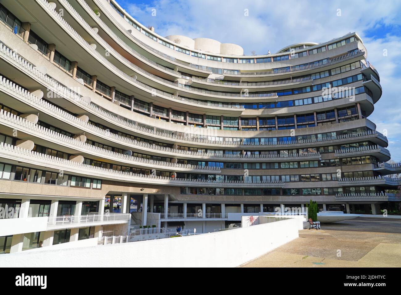 WASHINGTON, DC 25 MAR 2022 View of the Watergate building complex in