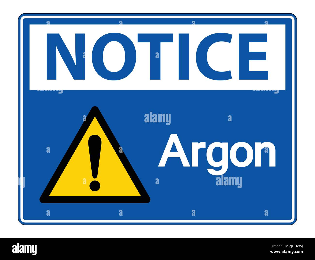 Notice Argon Symbol Sign Isolate On White Background,Vector ...