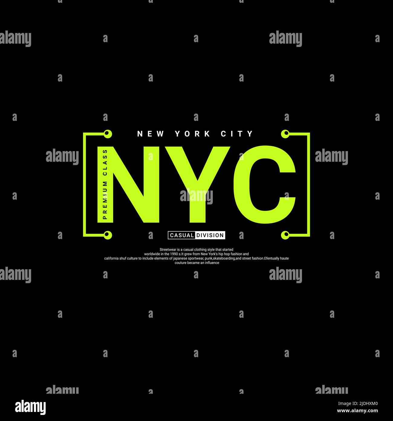 New york city writing design, suitable for screen printing t-shirts, clothes, jackets and others Stock Vector