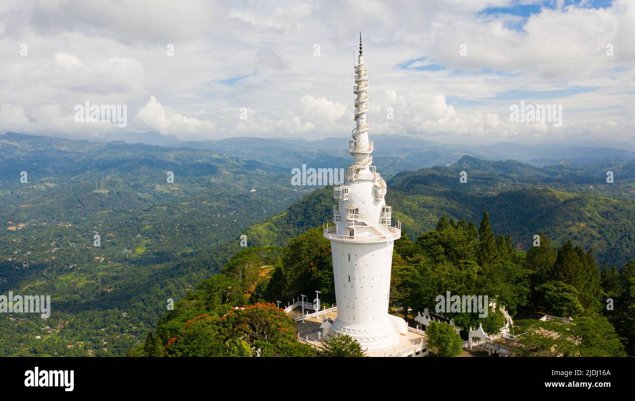 Ambuluwawa Tower. This is Sri Lanka's first multi religious center