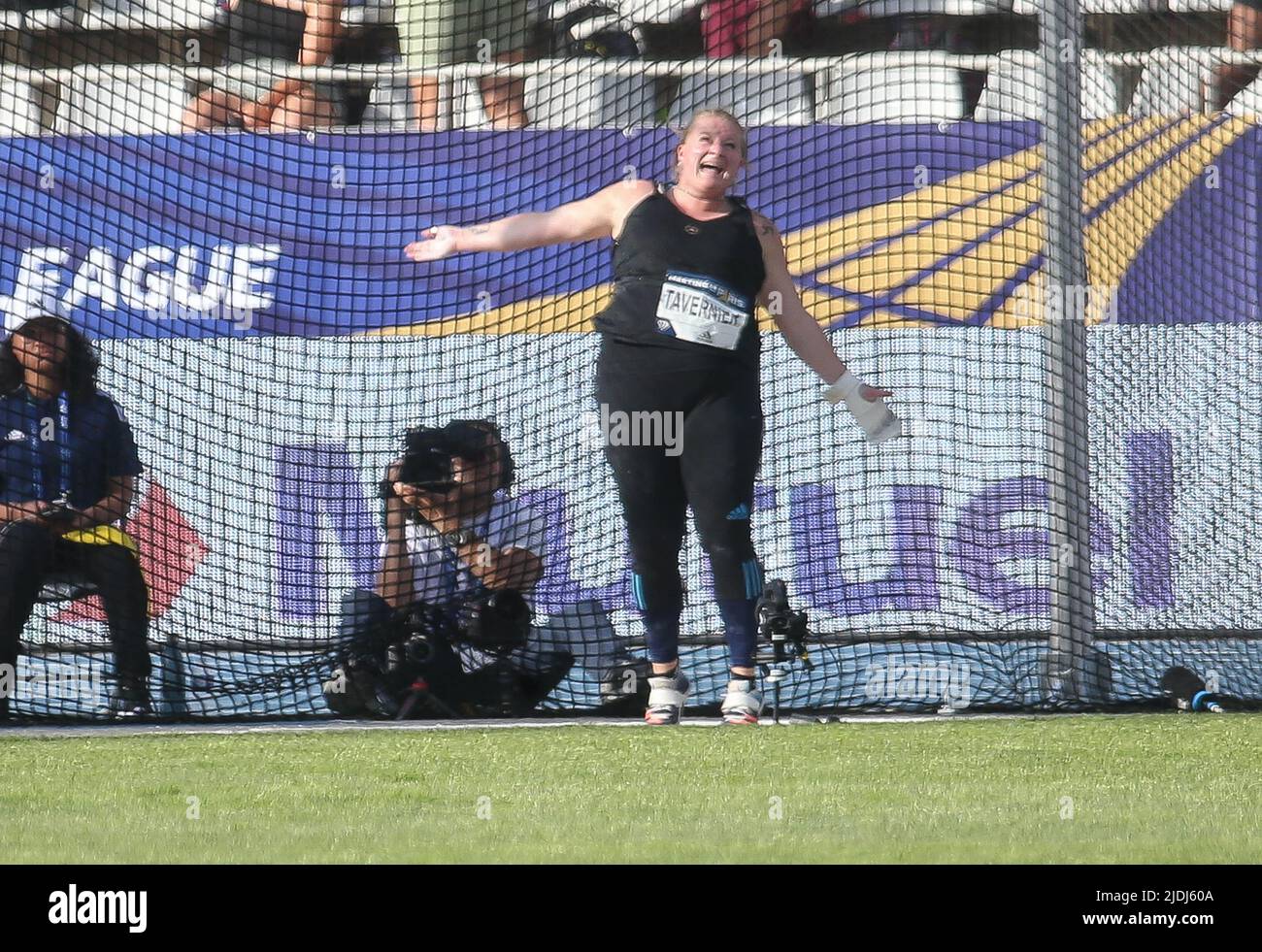 Alexandra Tavernier of France Hammer Throw Women during the Wanda