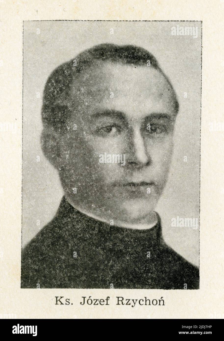 Rzychoń Józef CM (1907-1944), prefekt Śląskiego Seminarium Duchownego w Krakowie Stock Photo
