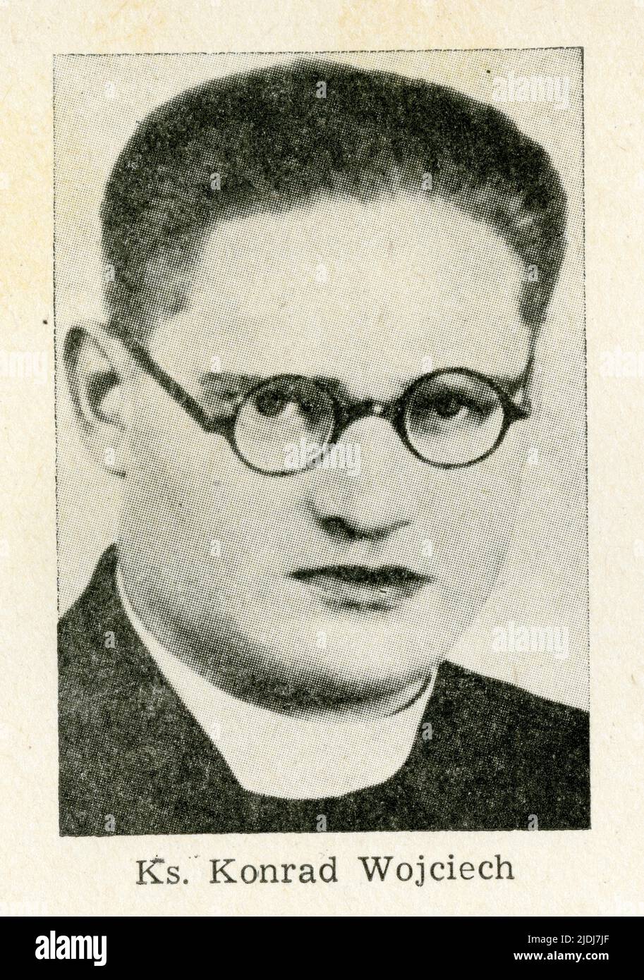 Ksiadz Wojciech Konrad (1910-1942), filozof Stock Photo