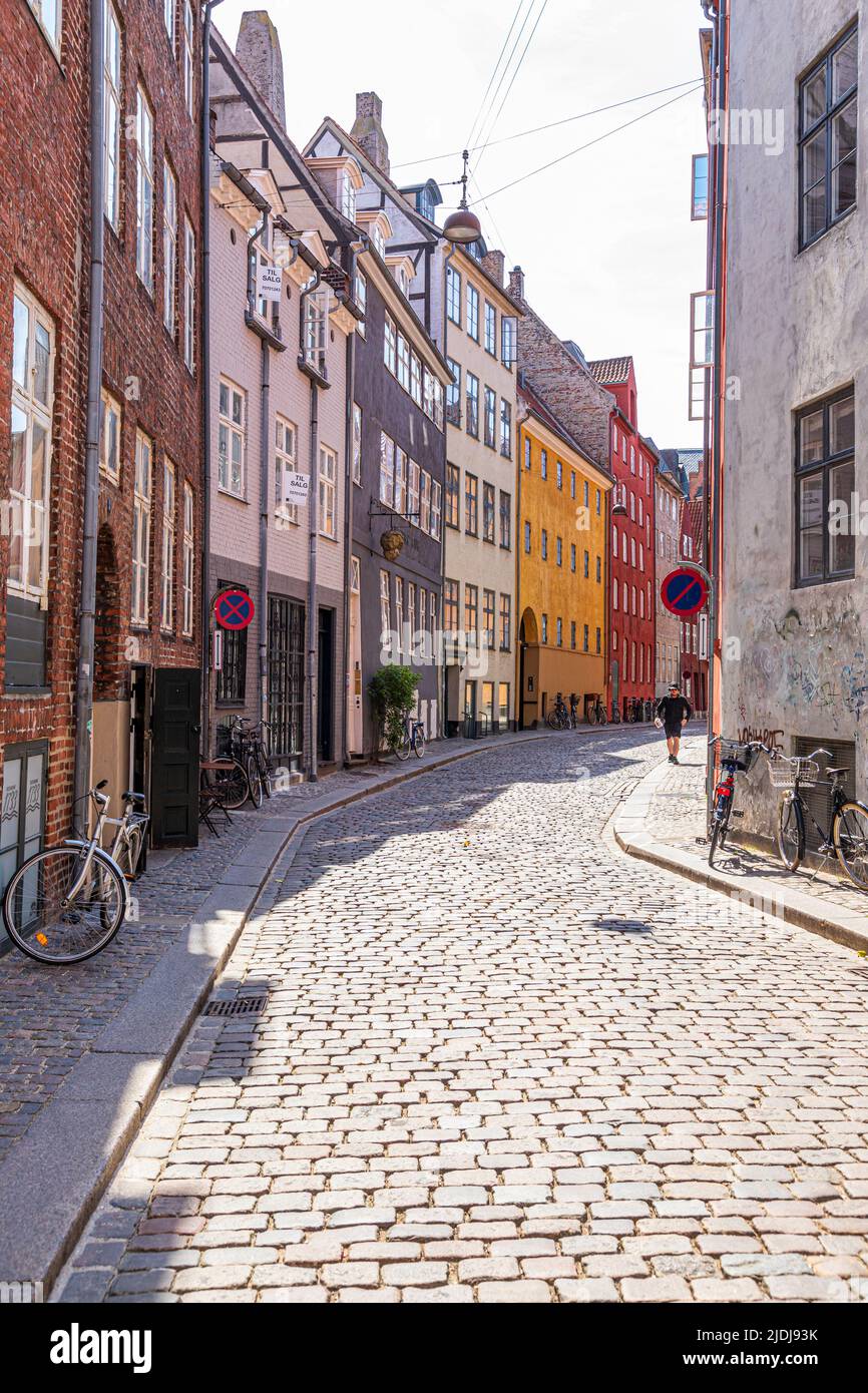 Magstræde is one of the oldest streets in Copenhagen, Denmark Stock ...