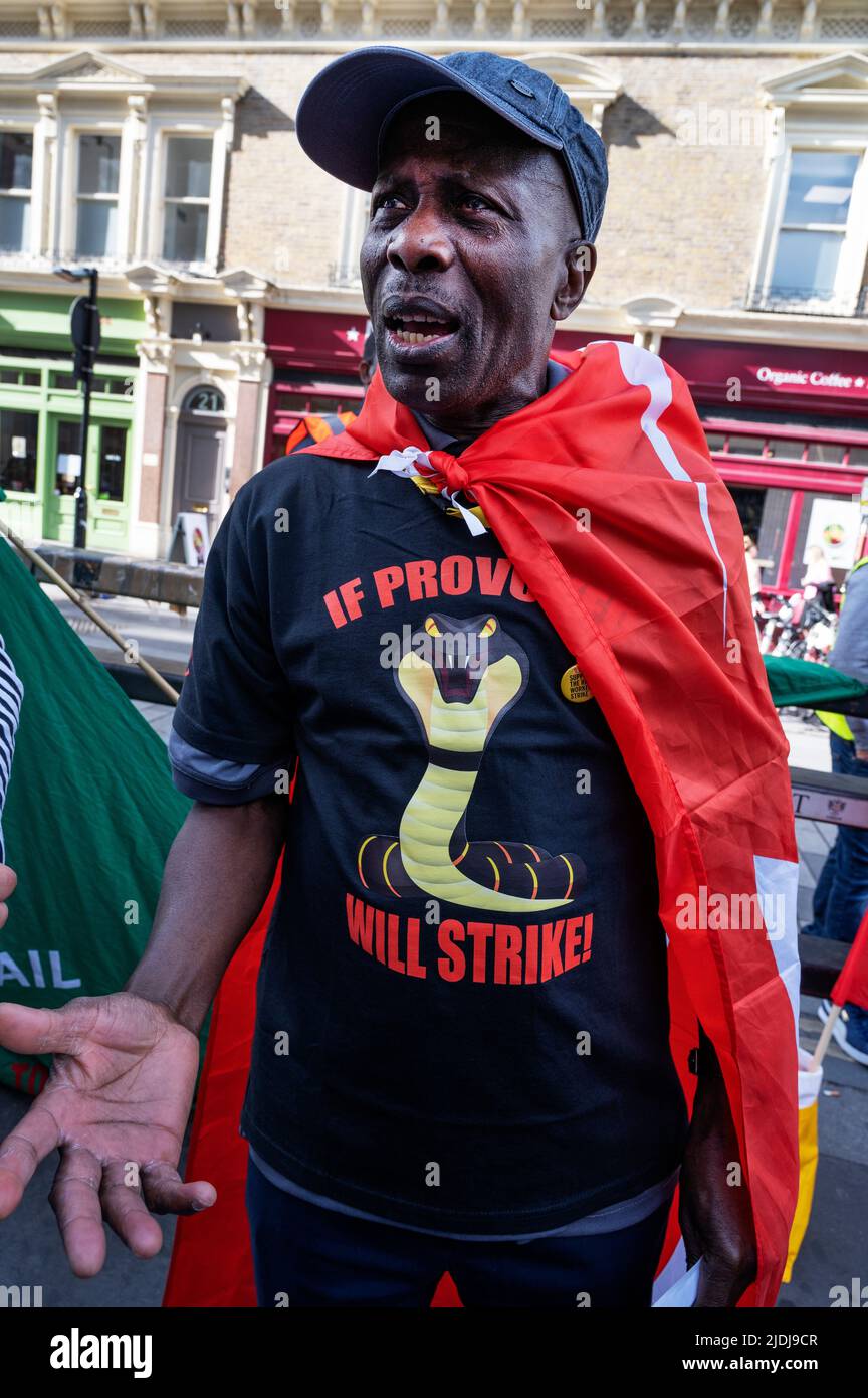 June 21st. Rail and underground strike in London. Liverpool street