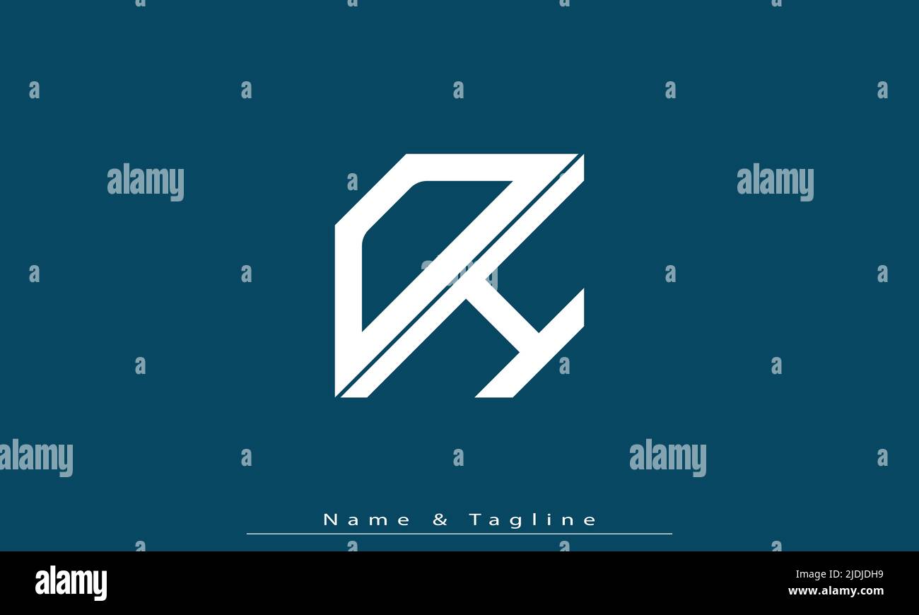 Alphabet letters Initials Monogram logo DH , HD Stock Vector